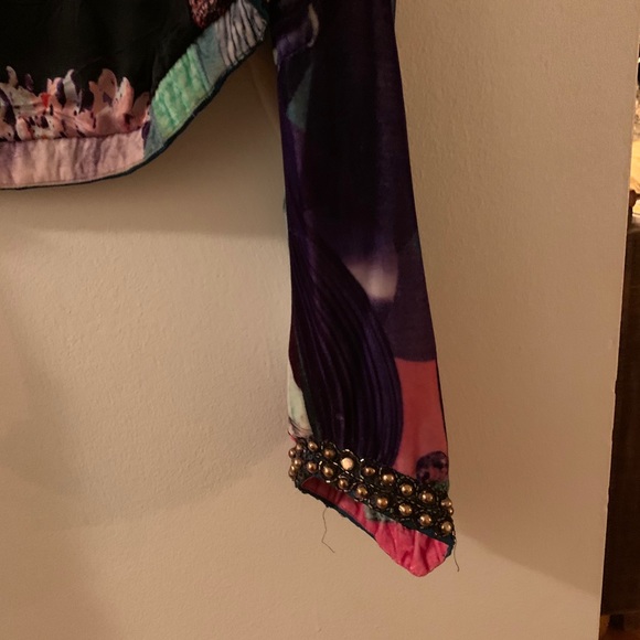 Runway Custo silk cropped blazer - Picture 11 of 15